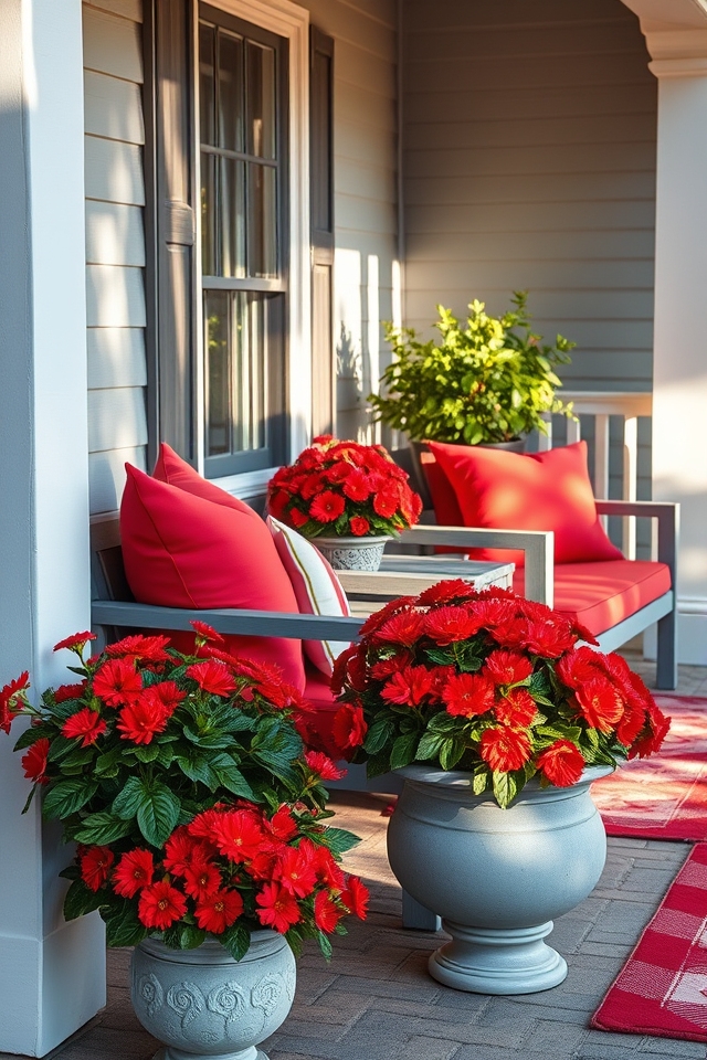 vibrant patriotic color scheme