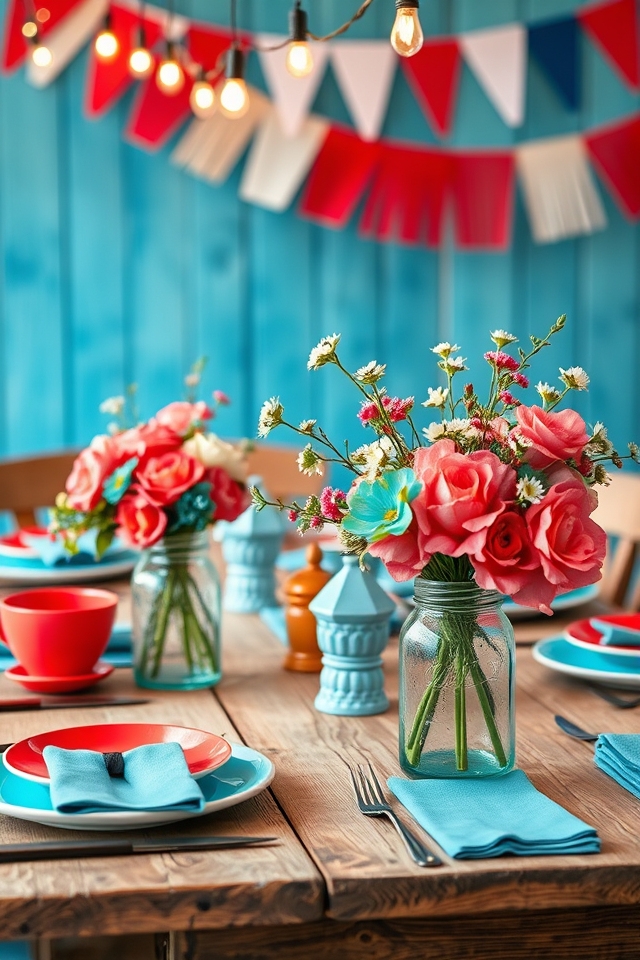 vibrant summer celebration colors