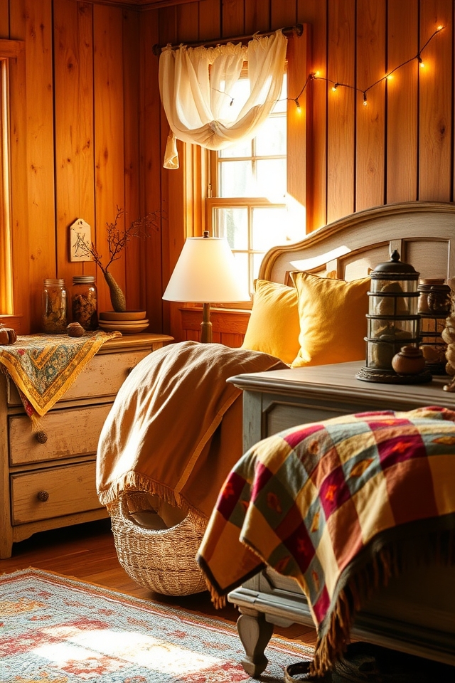 vintage decor enhances coziness