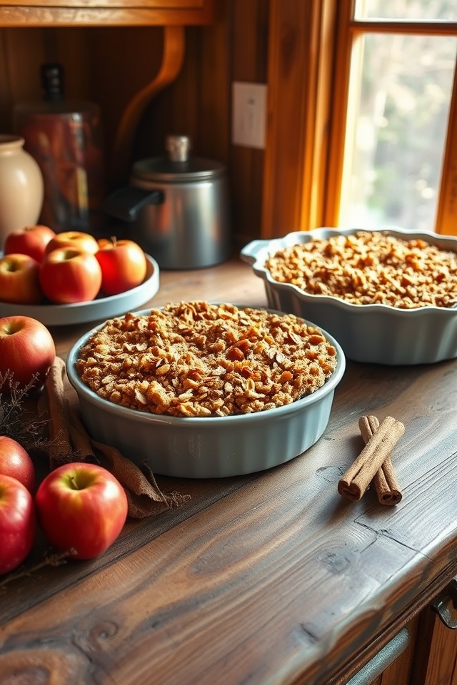 warm apple crisp recipe