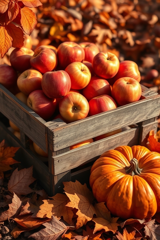 warm autumn color scheme