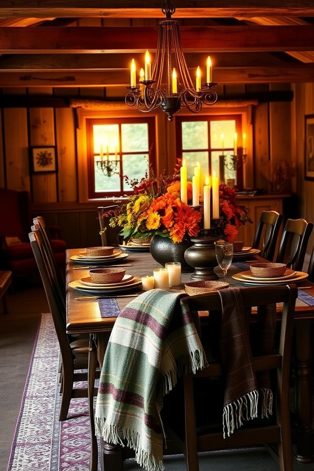 warm farmhouse candle ambiance
