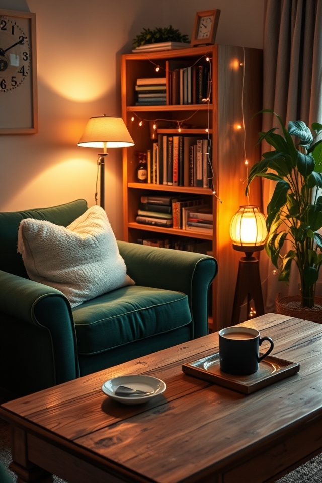 warm inviting ambient lighting