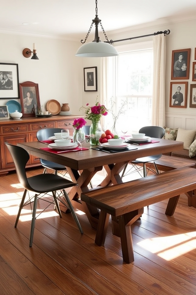 warm inviting dining atmosphere