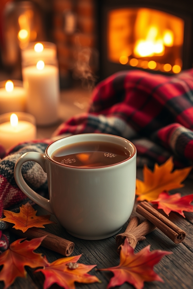 warm spiced apple cider