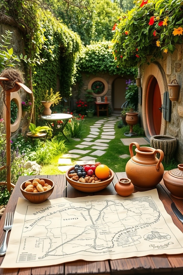 whimsical hobbit treasure hunt